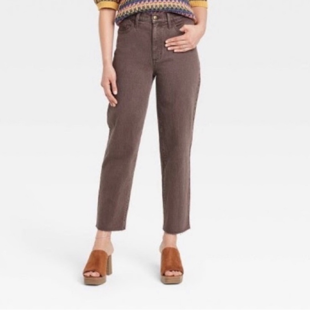 NWT ✨ Size 4 Vintage Straight Jean / Brown Mom Jeans / Vintage Jeans